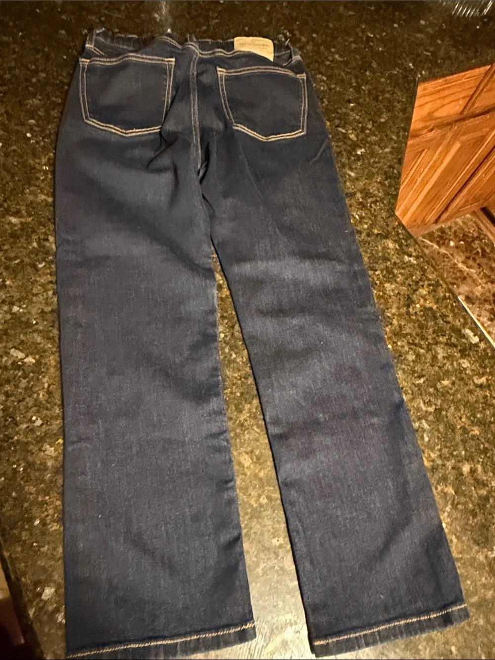 abercrombie kids Navy Straight-Leg Jeans